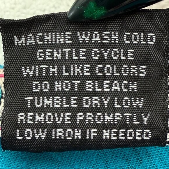 Scoop Neck 1/4 Zip Back Tank Women XL Blue Black Plaid Thread - Picture 5 of 6